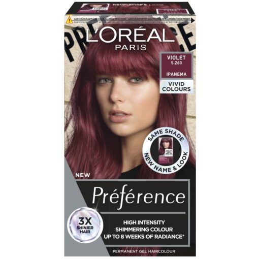 shop L'Oreal Paris Preference Vivid Colors - 5.260 Violet af LOreal Paris - online shopping tilbud rabat hos shoppetur.dk