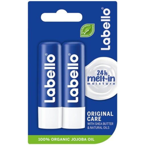 shop Labello Lip Balm 2 Pieces - Original af Labello - online shopping tilbud rabat hos shoppetur.dk