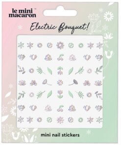 shop Le Mini Macaron Mini Nail Art Stickers - Electric Bouquet af Le Mini Macaron - online shopping tilbud rabat hos shoppetur.dk