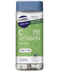 shop Livol C-vitamin 230 Pieces af Livol - online shopping tilbud rabat hos shoppetur.dk