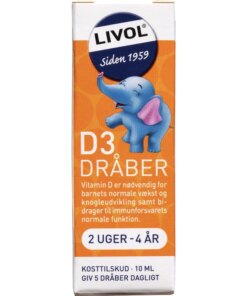 shop Livol D3 Dråber 10 ml af Livol - online shopping tilbud rabat hos shoppetur.dk