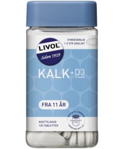 shop Livol Kalk + D3 vitamin 225 Pieces af Livol - online shopping tilbud rabat hos shoppetur.dk