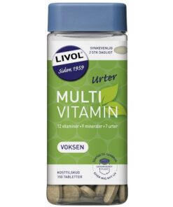 shop Livol Multivitamin m.urter 150 Pieces af Livol - online shopping tilbud rabat hos shoppetur.dk