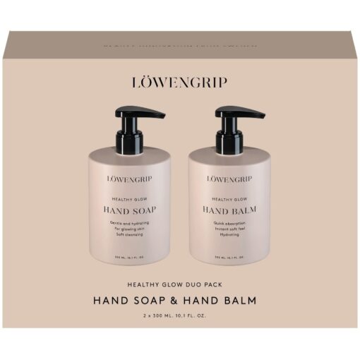 shop Lowengrip Healthy Glow Hand Soap & Hand Balm Kit af Lowengrip - online shopping tilbud rabat hos shoppetur.dk