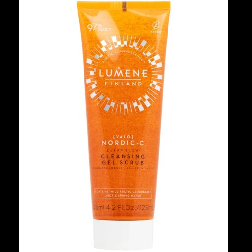 shop Lumene Nordic-C Clear Glow Cleansing Gel Scrub 125 ml af Lumene - online shopping tilbud rabat hos shoppetur.dk