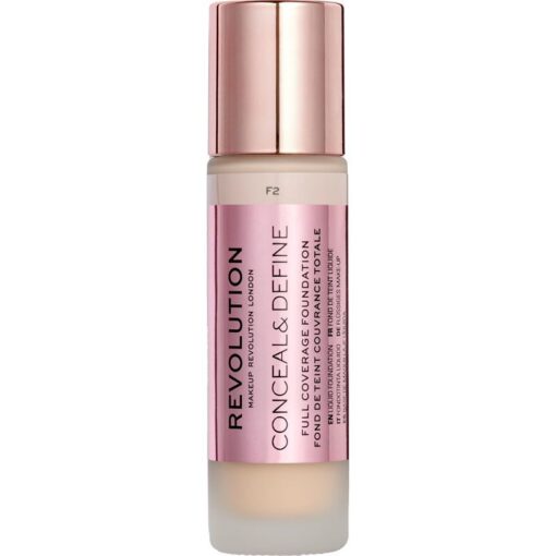 shop Makeup Revolution Conceal & Define Foundation 23 ml - F2 (U) af Makeup Revolution - online shopping tilbud rabat hos shoppetur.dk