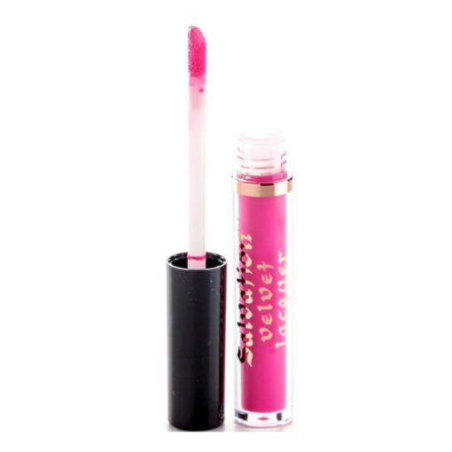 shop Makeup Revolution Salvation Velvet Lip Lacquer 2 ml - I Fall In Love (U) af Makeup Revolution - online shopping tilbud rabat hos shoppetur.dk