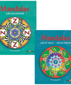 shop Mandalas malebøger - Lær bogstaver & Lær at tælle - 2 stk. af  - online shopping tilbud rabat hos shoppetur.dk