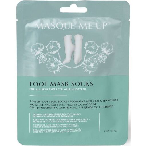 shop Masque Me Up Foot Mask Socks 1 Piece af Masque Me Up - online shopping tilbud rabat hos shoppetur.dk