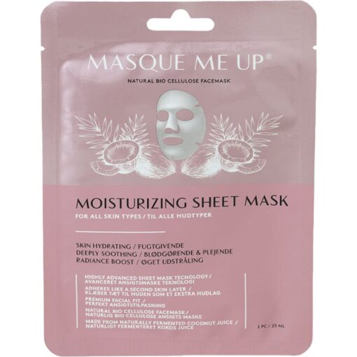 shop Masque Me Up Moisturizing Sheet Mask 1 Piece af Masque Me Up - online shopping tilbud rabat hos shoppetur.dk