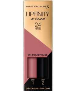 shop Max Factor Lipfinity Lip Colour 24 Hrs - 001 Pearly Nude af Max Factor - online shopping tilbud rabat hos shoppetur.dk