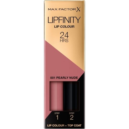 shop Max Factor Lipfinity Lip Colour 24 Hrs - 001 Pearly Nude af Max Factor - online shopping tilbud rabat hos shoppetur.dk