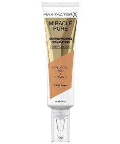shop Max Factor Miracle Pure Skin-Improving Foundation 30 ml - 80 Bronze af Max Factor - online shopping tilbud rabat hos shoppetur.dk