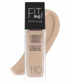 shop Maybelline Fit Me Luminous + Smooth Foundation - 110 Porcelain af Maybelline - online shopping tilbud rabat hos shoppetur.dk