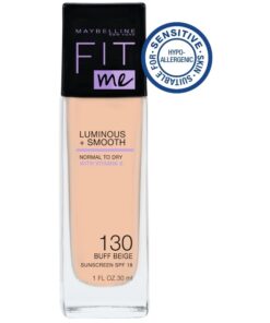 shop Maybelline Fit Me Luminous + Smooth Foundation - 130 Buff Beige af Maybelline - online shopping tilbud rabat hos shoppetur.dk