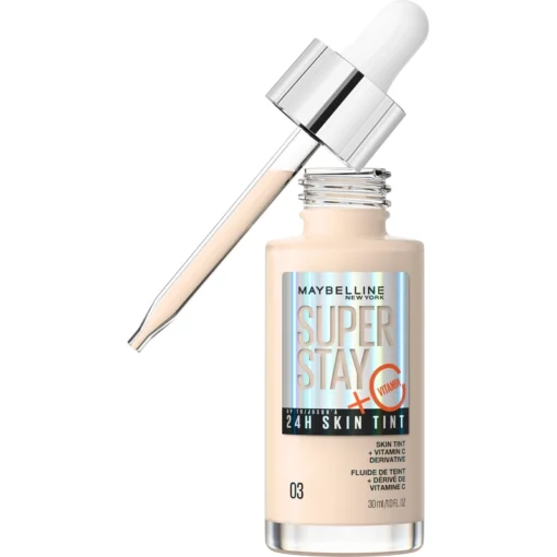 shop Maybelline New York Superstay 24H Skin Tint Foundation 30 ml - 3 af Maybelline - online shopping tilbud rabat hos shoppetur.dk