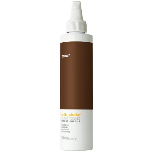 shop Milk_shake Conditioning Direct Colour 200 ml - Brown (U) af Milkshake - online shopping tilbud rabat hos shoppetur.dk