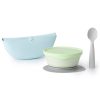 shop Miniware spisesæt - First bites deluxe - Keylime/aqua af Miniware - online shopping tilbud rabat hos shoppetur.dk