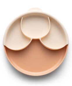 shop Miniware tallerken - Healthy meal - Toffee/peach af Miniware - online shopping tilbud rabat hos shoppetur.dk