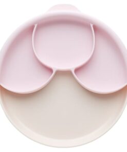 shop Miniware tallerken - Healthy meal - Vanilla/cotton candy af Miniware - online shopping tilbud rabat hos shoppetur.dk