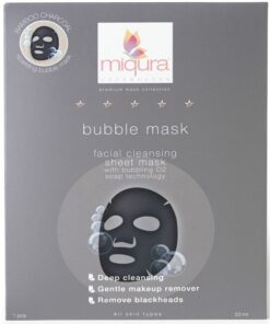 shop Miqura Bubble Facial Cleansing Sheet Mask 1 Piece af Miqura - online shopping tilbud rabat hos shoppetur.dk