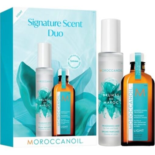 shop Moroccanoil Signature Scent Duo - Light (Limited Edition) af Moroccanoil - online shopping tilbud rabat hos shoppetur.dk