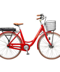 shop Mustang Dagmar Electric 28" elcykel med 7 gear - Carmine red af Mustang - online shopping tilbud rabat hos shoppetur.dk