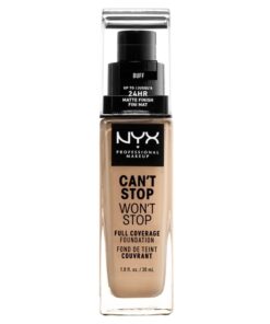 shop NYX Prof. Makeup Can't Stop Won't Stop Foundation 30 ml - Buff (U) af NYX Professional Makeup - online shopping tilbud rabat hos shoppetur.dk