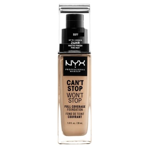 shop NYX Prof. Makeup Can't Stop Won't Stop Foundation 30 ml - Buff (U) af NYX Professional Makeup - online shopping tilbud rabat hos shoppetur.dk