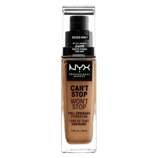 shop NYX Prof. Makeup Can't Stop Won't Stop Foundation 30 ml - Golden Honey (U) af NYX Professional Makeup - online shopping tilbud rabat hos shoppetur.dk