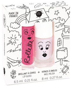 shop Nailmatic Kids Lip Gloss And Nail Polish Set - Fairytales af Nailmatic - online shopping tilbud rabat hos shoppetur.dk