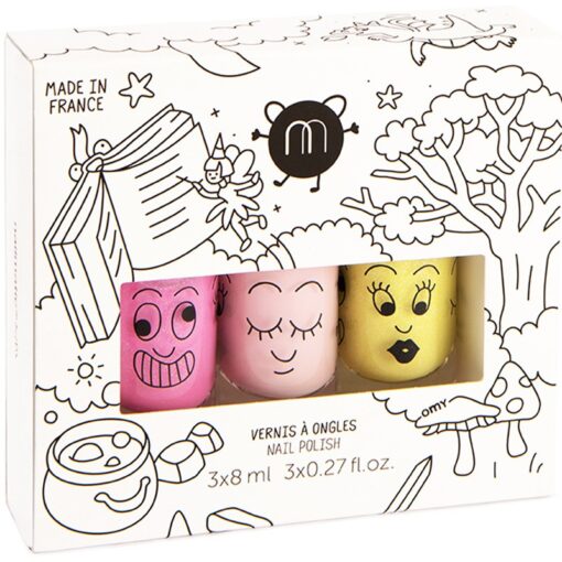 shop Nailmatic Kids Nail Polish Set 3x8 ml - Magic Forest af Nailmatic - online shopping tilbud rabat hos shoppetur.dk