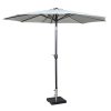 shop Napoli parasol med krank og vippefunktion - Off white af  - online shopping tilbud rabat hos shoppetur.dk