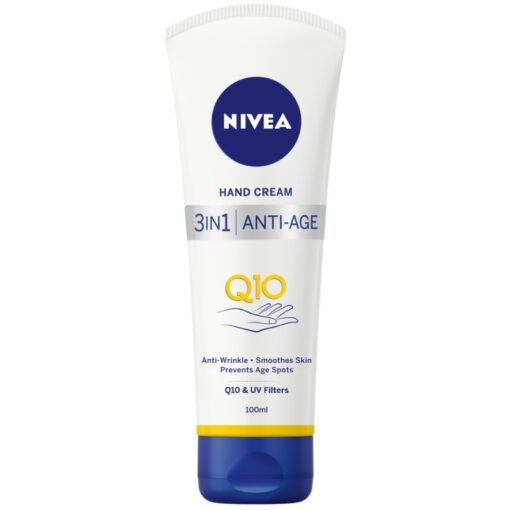 shop Nivea 3-In-1 Anti-Age Q10 Hand Cream 100 ml af Nivea - online shopping tilbud rabat hos shoppetur.dk