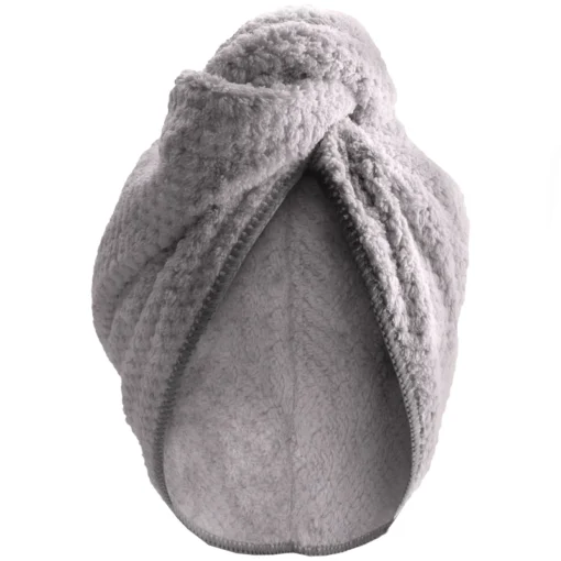 shop Parsa Microfiber Hair Turban - Grey af Parsa - online shopping tilbud rabat hos shoppetur.dk