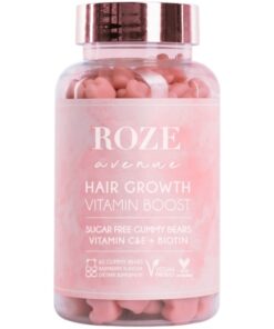 shop ROZE Avenue Hair Growth Vitamin Boost Gummy Bears 60 Pieces af Roze Avenue - online shopping tilbud rabat hos shoppetur.dk