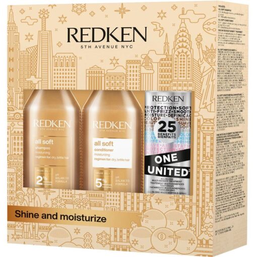 shop Redken All Soft Holiday Gift Set (Limited Edition) af Redken - online shopping tilbud rabat hos shoppetur.dk