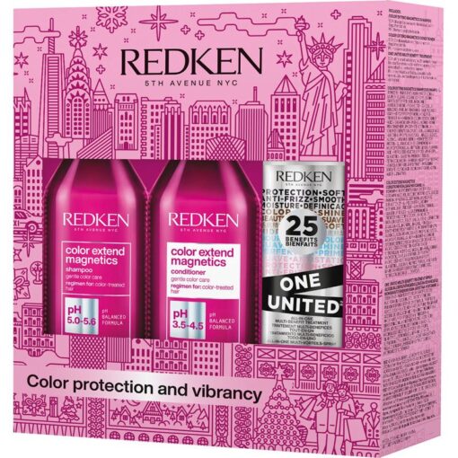 shop Redken Color Extend Magnetics Holiday Gift Set (Limited Edition) af Redken - online shopping tilbud rabat hos shoppetur.dk