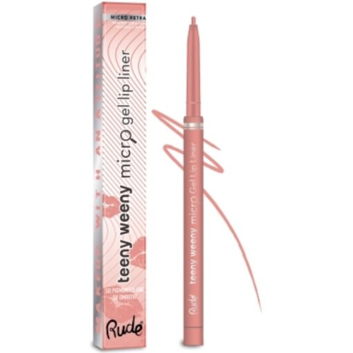 shop Rude Cosmetics Teeny Weeny Micro Gel Lip Liner - Blushing Bare af Rude Cosmetics - online shopping tilbud rabat hos shoppetur.dk