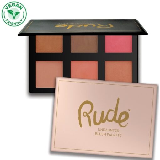 shop Rude Cosmetics Undaunted Blush Palette af Rude Cosmetics - online shopping tilbud rabat hos shoppetur.dk