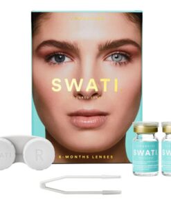 shop SWATI Cosmetics 6 Months Lenses - Turquoise af SWATI Cosmetics - online shopping tilbud rabat hos shoppetur.dk