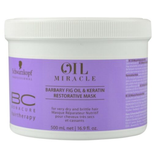 shop Schwarzkopf BC Oil Miracle Barbary Fig Oil & Keratin Mask 500 ml af Schwarzkopf - online shopping tilbud rabat hos shoppetur.dk