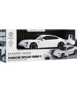 shop Sharper Image fjernstyret bil - Porsche Taycan Turbo S RC Toy af Sharper Image - online shopping tilbud rabat hos shoppetur.dk