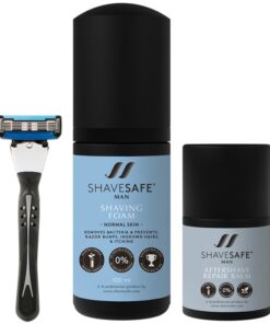 shop ShaveSafe Man Kit - Normal Skin af ShaveSafe - online shopping tilbud rabat hos shoppetur.dk