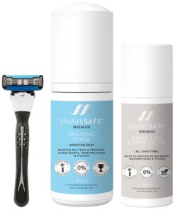shop ShaveSafe Woman Kit - Sensitive Skin af ShaveSafe - online shopping tilbud rabat hos shoppetur.dk