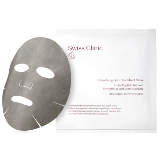 shop Swiss Clinic Detoxifying Green Clay Sheet Mask 1 Piece (U) af Swiss Clinic - online shopping tilbud rabat hos shoppetur.dk