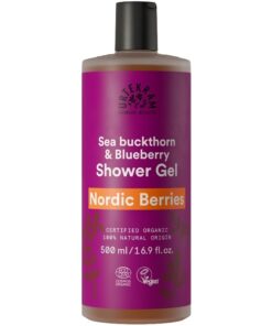 shop Urtekram Nordic Berries Shower Gel Sea Buckthorn & Blueberry 500 ml af Urtekram - online shopping tilbud rabat hos shoppetur.dk