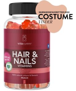 shop VitaYummy Hair & Nails Peach 60 Pieces af VitaYummy - online shopping tilbud rabat hos shoppetur.dk