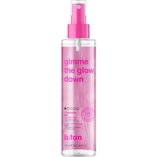 shop b.tan Gimme The Glow Down Rosewater Facial Tan Mist 190 ml af btan - online shopping tilbud rabat hos shoppetur.dk