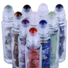 Køb 10. stk. Gemstone Glass Roller Bottles online billigt tilbud rabat online shopping